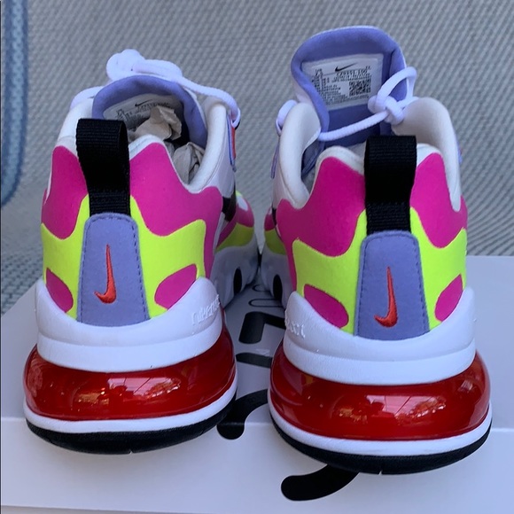 NIKE W AIR MAX 270 REACT white/light thistle-black - Picture 10 of 16